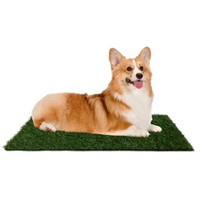 Pee Pads for Dogs - Set of Three 23x18.5-Inch Replacement Turf Grass Mats for...
