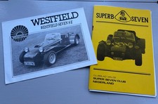 Westfield Seven S E Original Circa 1983 Sales Leaflet & Club Magazine