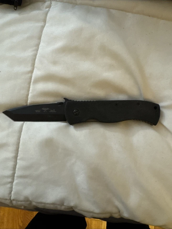 2012 Новый из старых запасов без коробки Emerson ножи супер CQC-7 полный размер 9 дюймов OAL черный TONTO - Изображение 3 из 4