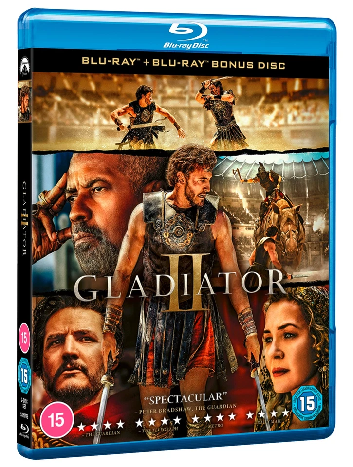 Gladiator II (Blu-ray) Fred Hechinger Connie Nielsen Pedro Pascal Paul Mescal - Image 2 of 2
