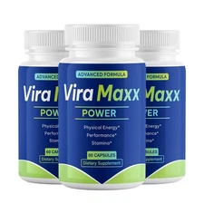 (3 Pack) Vira Maxx Power, ViraMaxx for Men to Enhancement Support Health Stamina