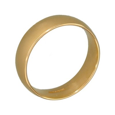 Hof-Ehering 9 kt Gelbgold - Größe N
