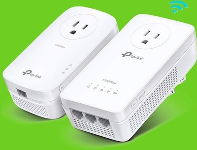 TP-Link Powerline WiFi Extender AV1300 Powerline Network Adapter and AC1200 Dual