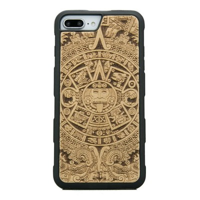 Handyhülle für iPhone 8 Plus/7 Plus Bewood Aniegre Aztekischer Kalender Heavy