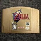 Zelda Ocarina of Time Collector's Edition Gold N64 NUS-006(-01) Tested Authentic