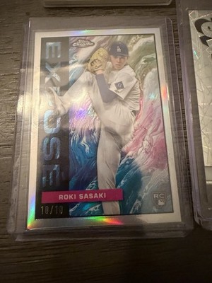 2025 Topps Chrome Roki Sasaki 10/10 Expose SSP