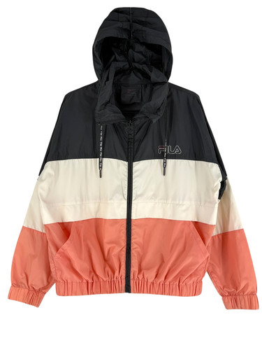 Fila Men Hooded Windbreaker Jacket Coat Size S