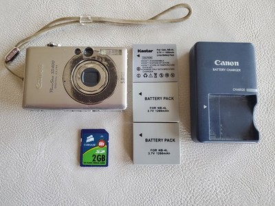 canon powershot sd400 digital elph 5.0MP camera. TESTED