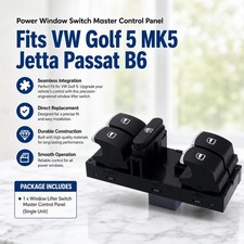 Power Window Switch Master Control Panel Fits VW Golf 5 MK5 Jetta Passat B6