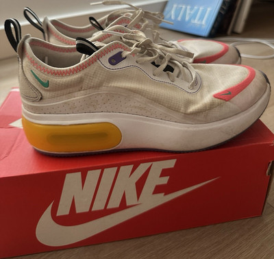 Nike Air Max Dia White University Gold Kinetic Green CK0737-100 Women s Sneaker