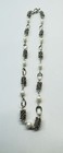Michael Dawkins Sterling Silver Pearl Link Chain 18”Necklace