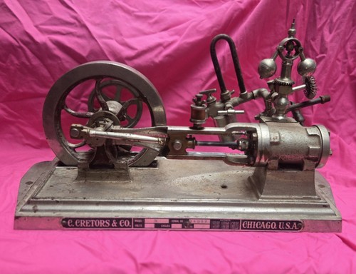 ANTIQUE CRETORS POPCORN STEAM ENGINE - COUNTRY STORE CIRCUS - COIN OP