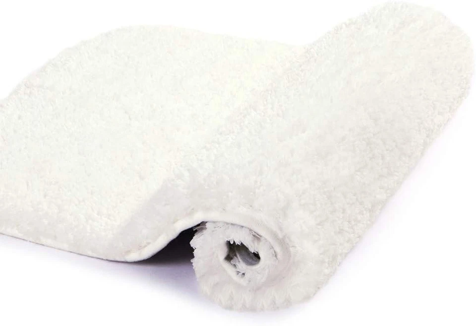 Alfombra de Baño, Alfombra de Baño Antideslizante Absorbente de Agua Suave Peluda Alfombras para Ducha Foto 4 de 4