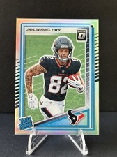 Jaylin Noel 2025 Donruss Optic #241 Silver Holo Rated Rookie (RC) - Texans