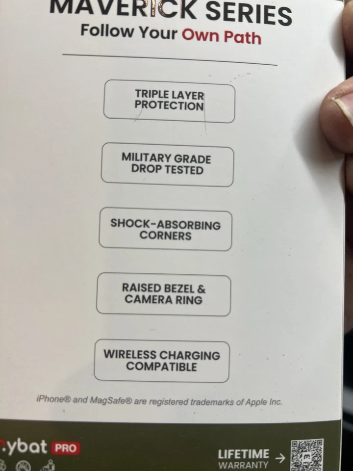 MyBat Pro Maverick Case iPhone 17 Pro Max MagSafe Holster Tempered Glass Green - Image 2 of 4