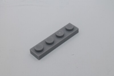 Lego 10x Platte 1x4 plate 3710 hellgrau light bluish gray