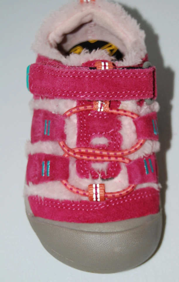 NIB KEEN Toddler Girls Fruit Dove Pink Newport Fleece Trim Sneaker Shoes sz 7 - Image 3 of 4
