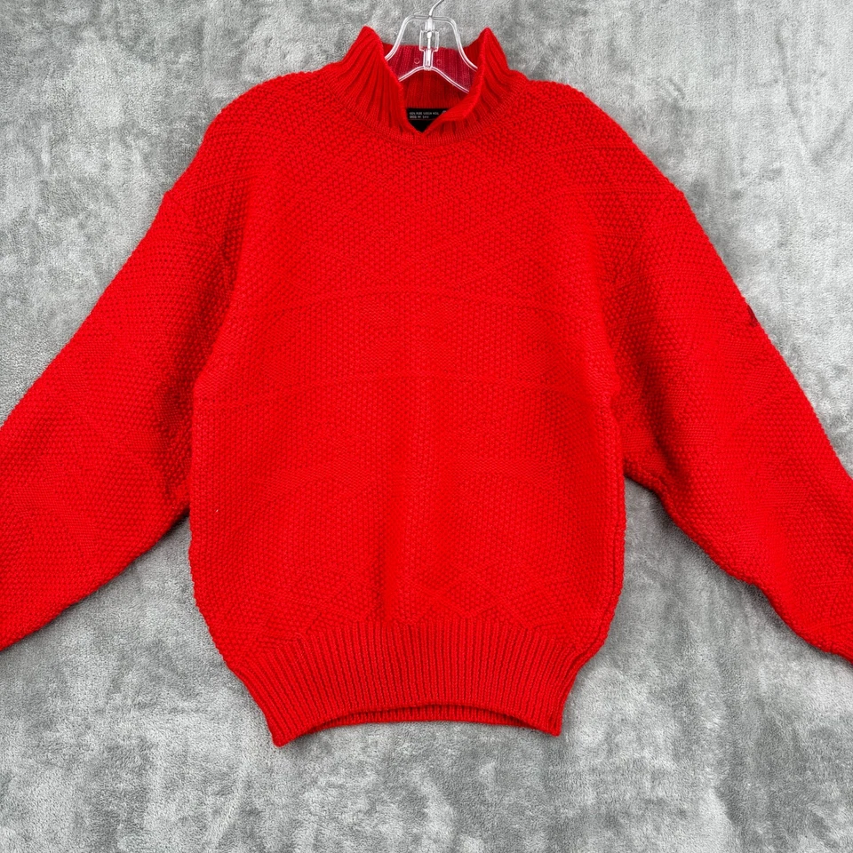 Suéter Demetre Vintage Mujer Lana Mediana Navidad Reno Grueso Tejido Jersey Foto 3 de 4