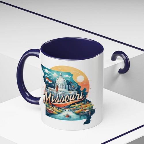 Coffee Mug - Missouri Souvenir Gift for Travel Lovers, Travel Mug, Unique - Picture 11 of 31