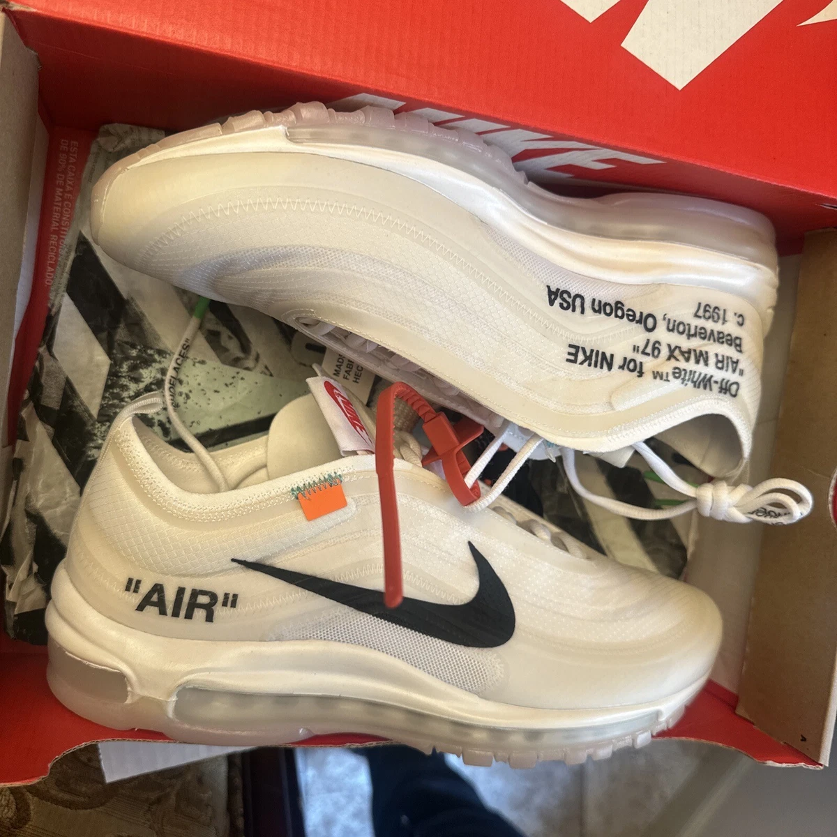 Brand New Nike Air Max 97 The 10 Off-White 9.5. New OG Everything