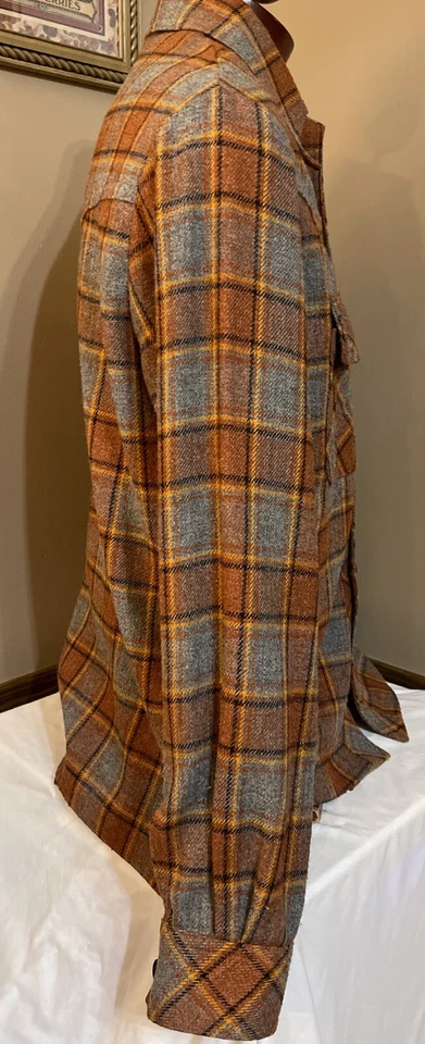 Camisa Pg’s People Plateada/Gulfstream Manga Larga Talla Grande De Colección Años 70 RARA Foto 4 de 4