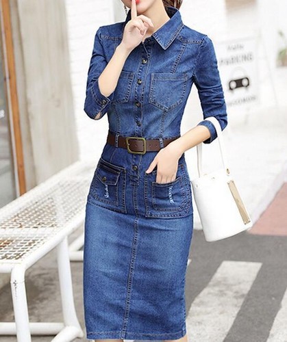 bodycon dress with sleeves knee length