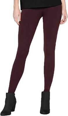 Matty M Women s Wide Waistband Ponte Slub Compression Leggings High Rise VARIETY