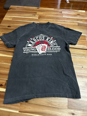 Marcus King Young Blood World Tour Unisex Cotton T-Shirt Full Size