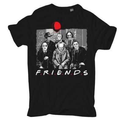 T-Shirt Horror Family Psycho Killer Halloween Hardcore Blood Gang INK S bis 8XL 