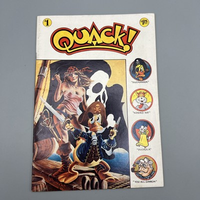 Quack! #1 (July 1976) First Printing Frank Brunner Howard Chaykin Dave Stevens