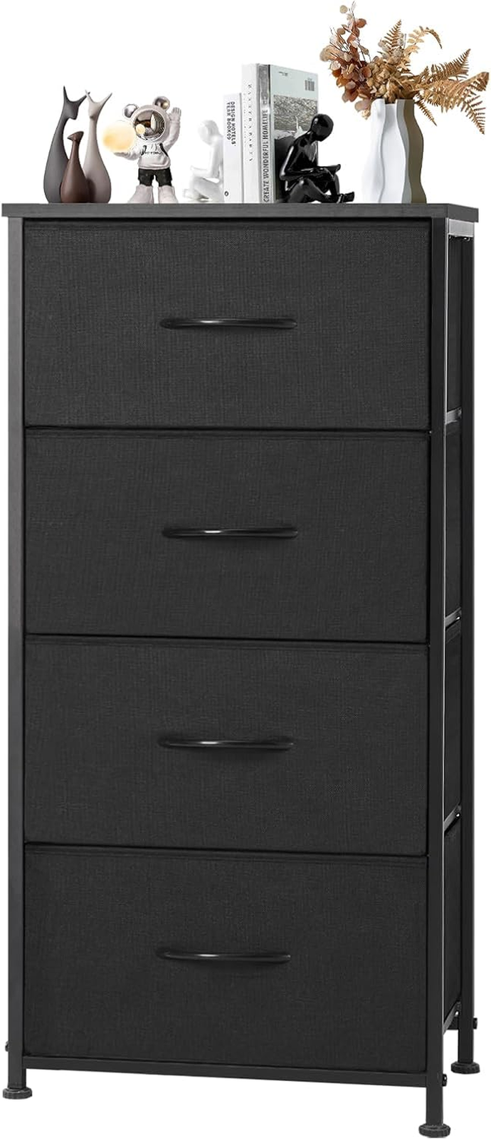 4 Drawers Dresser for Bedroom, Chest of Drawers, Closet Storage with 4 Drawers,-image