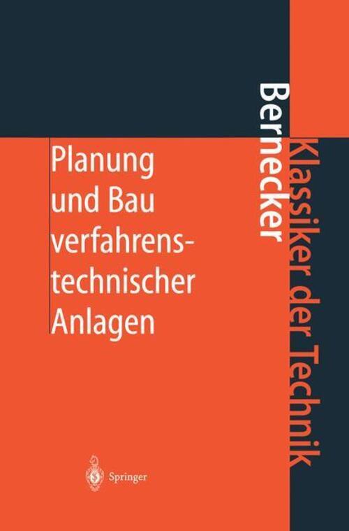 Thumbnail - Planung Und Bau Verfahrenstechnischer Anlagen Gerhard Bernecker Buch