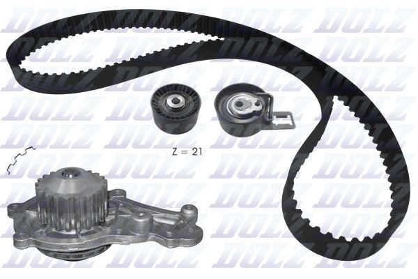 Kit courroie de distribution de qualité supérieure pour moteurs HDi 70ch