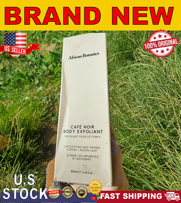 African Botanics Cafe Noir Body Exfoliant Detoxifying and Firming 200mL