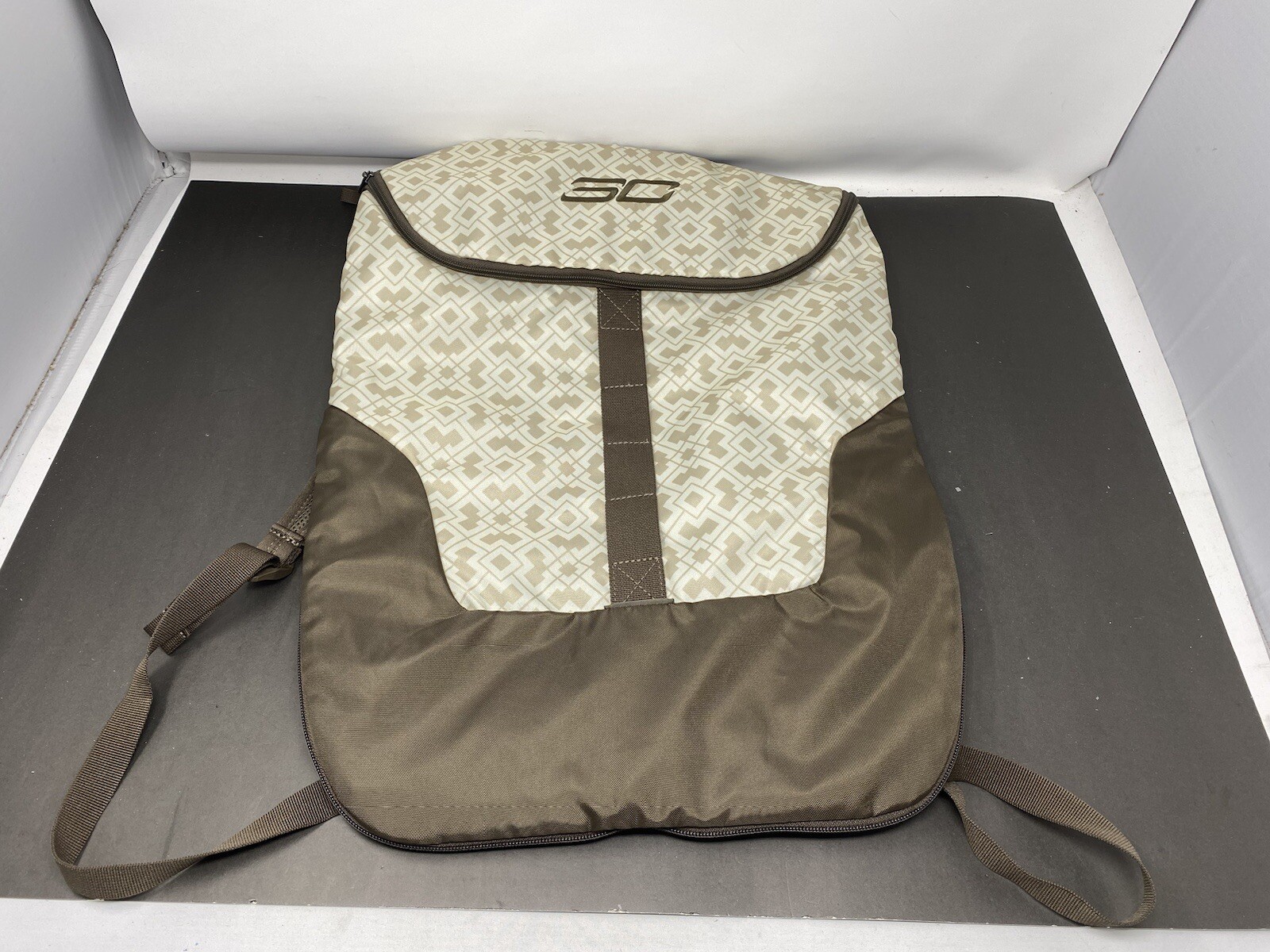 Stephen Curry Under Armour Unisex Backpack Sack Pack Rare Colorway Brown Tan Bag