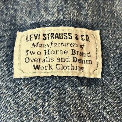 RISE専用 Levi Strauss Overall Shorts Shortalls Women's Large Distressed