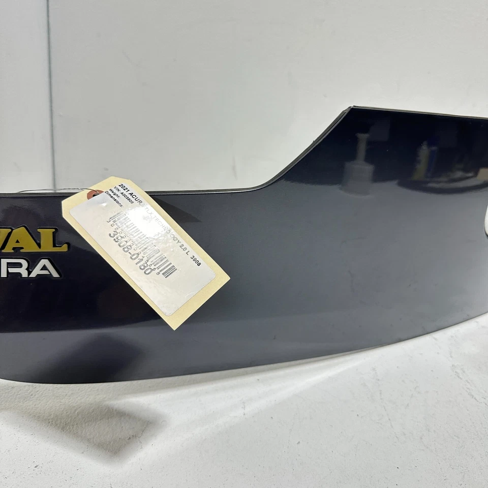 Panel de moldura de tapa de maletero trasero = NH797M = Acura TLX 2021-2023 OEM Foto 3 de 4
