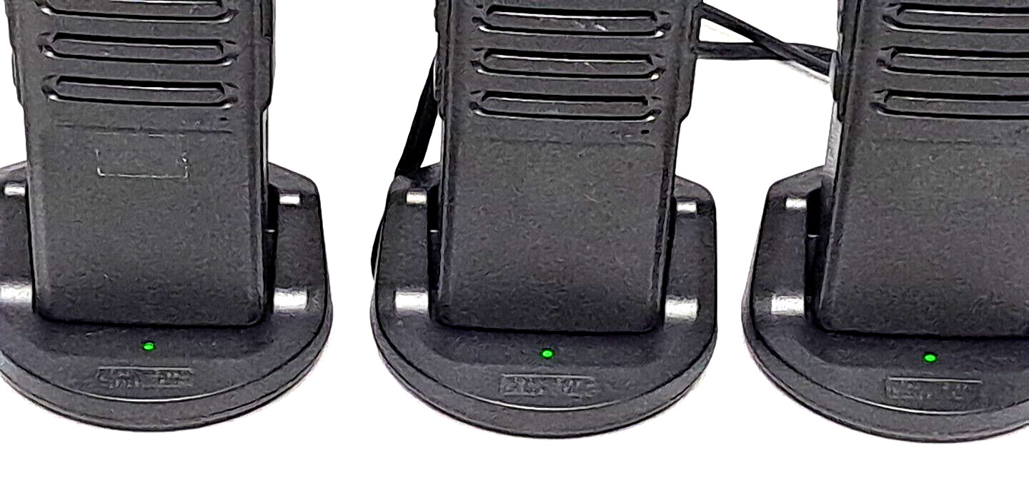 Lot Of 3 Baofeng Two Way Radios Model C2 With Charging Docks 1-2 Miles Radius