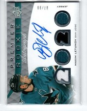 2020-21 Upper Deck Premier Acetate Rookie Jersey AUTO #PRAML Maxim Letunov /99