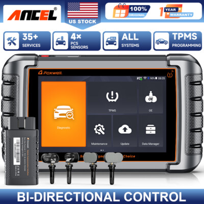 Foxwell NT809TS All System Active Test OBD2 Scanner Diagnostic TPMS programming