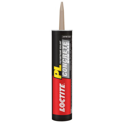 Loctite PL POLYURETHANE SEALANT CONCRETE NON-SAG GRAY Foundations Walls Masonry