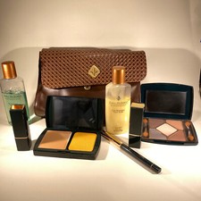 Vintage Sara St. James Lot cream powder makeup eyeshadow Compact eyeliner lipsti