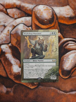 Warchief Magic the Gathering Workshop Warchief Hand Painted Unique Custom MTG ...