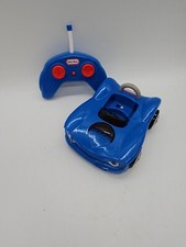 Little Tikes RC Wheelz Bumper Car Blue Remote Control Tested WORKS 