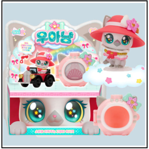 WishCat Figure POSHMEOW Korean Animation Wish Cat Toy 2024 New