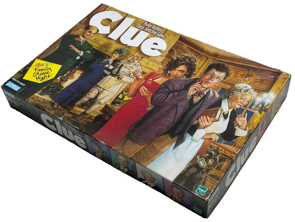 CLUE : The Classic Cluedo Detective Game By Parker Brothers - Rare 1998 Edition - Image 4 of 4