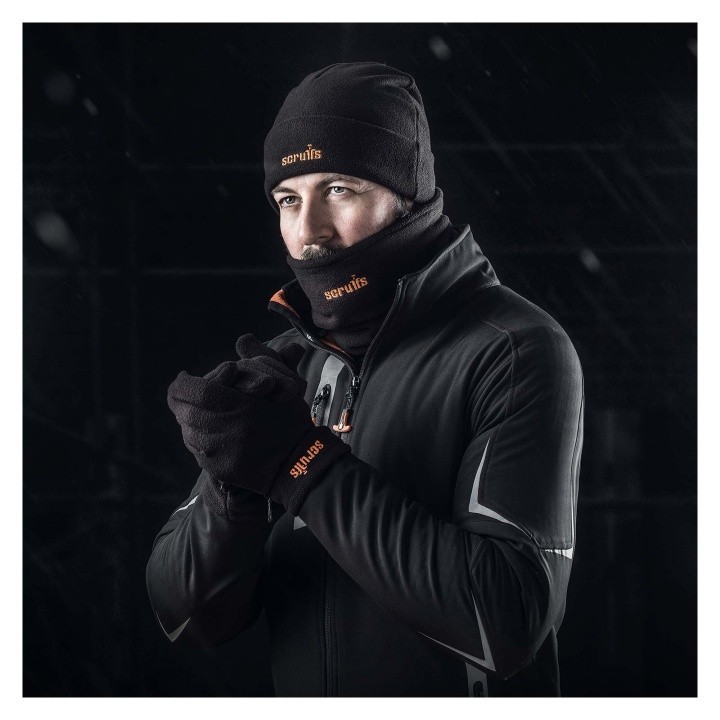 Scruffs Winter Essentials Pack Gloves + Beanie + Neck Warmer Gaiter in Black