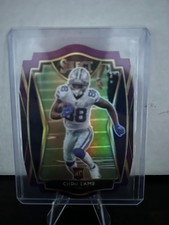 2020 Panini Select #157 CeeDee Lamb Purple Prizm Die Cut