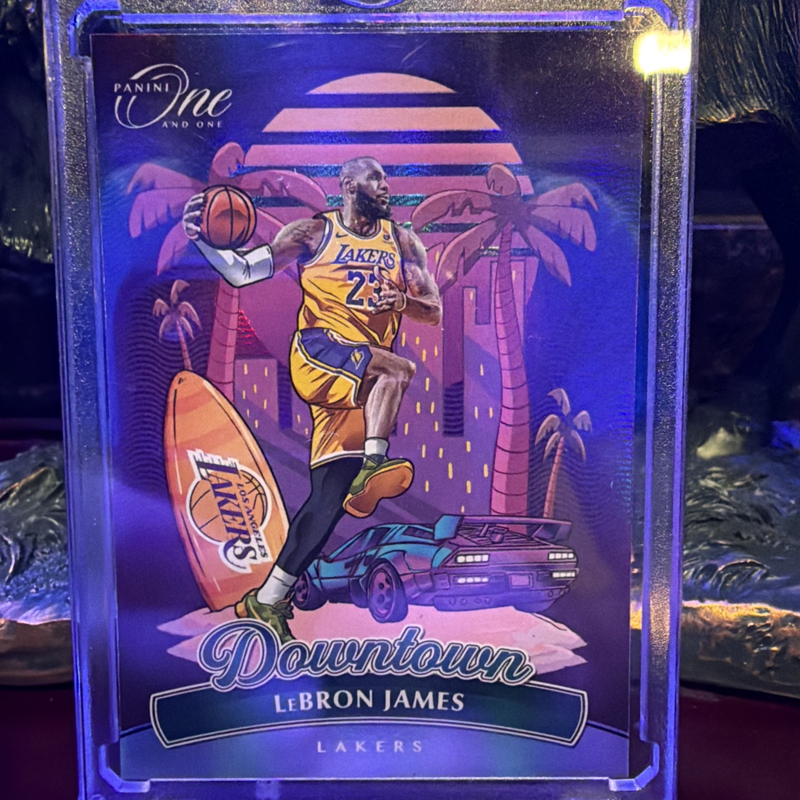 2023-24 Panini One and One Downtown LeBron James #17