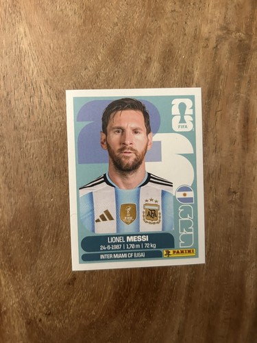 Lionel MESSI White USA ARG 17 2026 PANINI  WORLD CUP  Sticker